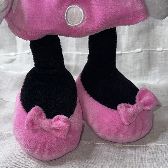 Disney Minnie Mouse 21" Large Plush Cuddle Pink & White Polka Dot Dress, Bow GUC - Picture 5 of 16